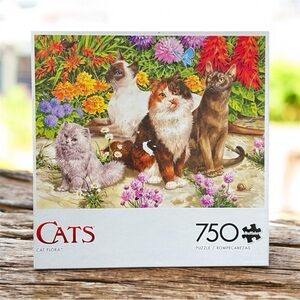🧩 Buffalo 750 PCS Puzzle Cat Flora